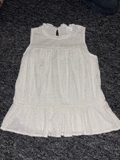 Zara White Dainty Textured