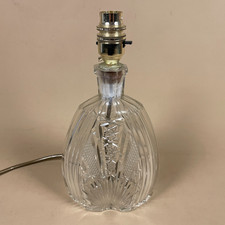 Antique Clear Cut Glass Lamp