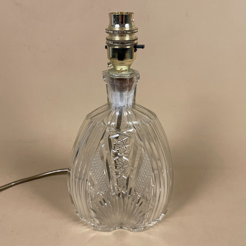 Antique clear cut - cut, lamp