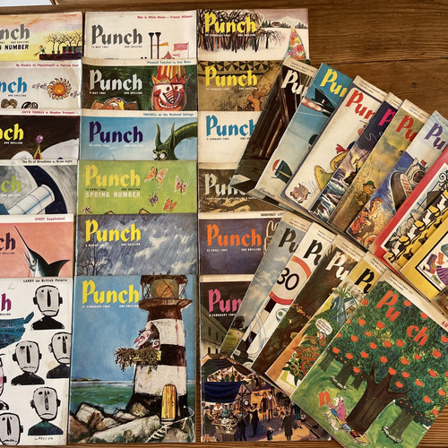 Vintage punch magazines 1963 - punch,