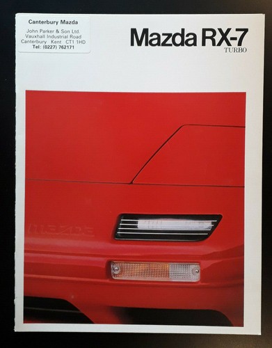 Mazda turbo brochure - mazda, 1990
