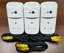 3 x BT Mini Connector VERSION 2 v2 1000Mbps 1GB Powerline Adapters + Ethernet!