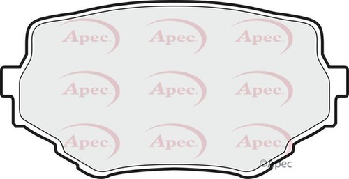 Apec brake pads front - brake, r90