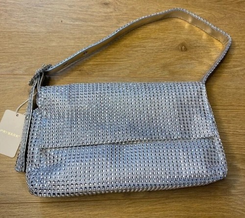 Primark ladies silver prom - silver,