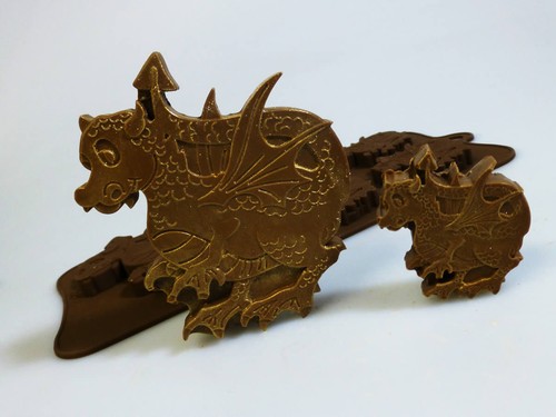 Dragon silicone mould - 4+1,