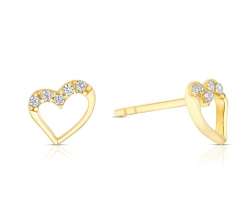 9ct solid yellow gold open - gold,
