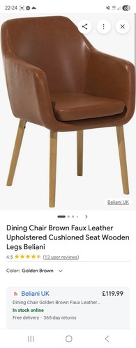 Beliani dining chair in - beliani,