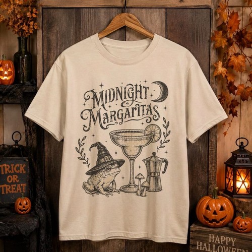Midnight margaritas frog witch - margaritas,