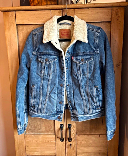 Levi sherpa trucker blue - levi's,