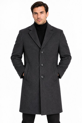Charcoal grey wool - charcoal,