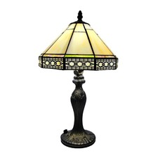 Tiffany Style Table Lamp Handcrafted Art Stained Glass Bedside Lamps Desk Light