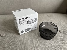 IKEA GRADVIS Pack of 3 Glass