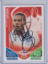 2010 TOPPS MATCH ATTAX CARDS HAND SIGNED AUTO AUTOGRAPH MATTHEW UPSON