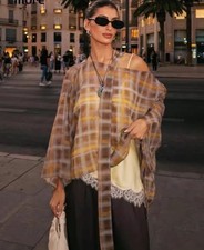 ZARA NEW WOMAN CHECK PLAID