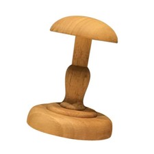 Wooden hat rack cap wig - hat, cap/wig