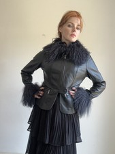 TED BAKER JACKET BLACK BIKER