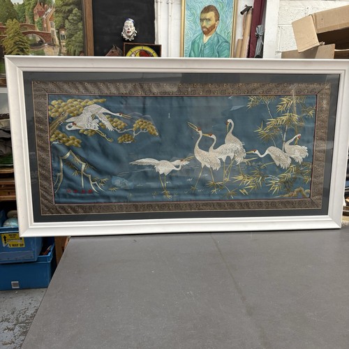 Large vintage chinese silk - chinese,