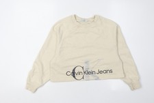 Calvin Klein Girls Beige Logo