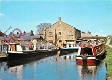 Postcard- JUNCTION OF THE MACCLESFIELD CANAL AND THE PEAK FOREST CANAL AT MARPLE