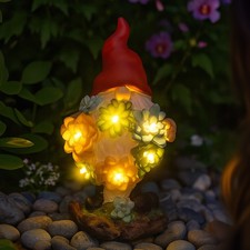 SOLAR GARDEN STATUE ORNAMENT