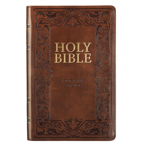 Kjv gift edition bible brown - kjv,