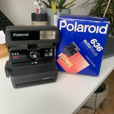 Vintage Polaroid Instant Camera 636 Autofocus With Strap / Original Packaging