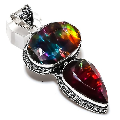 Natural ammolite 925 - 925, sterling