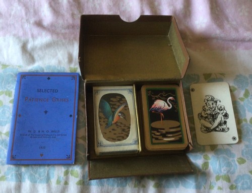 Vintage sealed patience card - vintage,