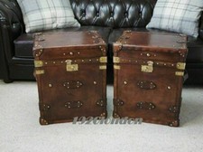 Leather Trunk Pair Of Finest