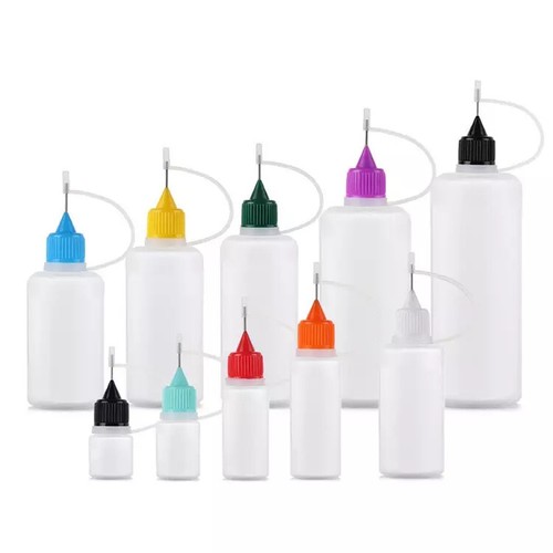 Empty bottles with needle - empty,