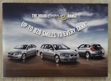 Volvo DRIVe Range Brochure c.2010  C30  S40  V50  XC60  V70  XC70  S80  R-Design