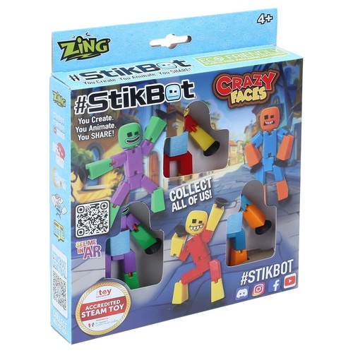 Stikbot pack crazy faces - pack,