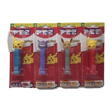 4 x Pokémon PEZ Toys Candy