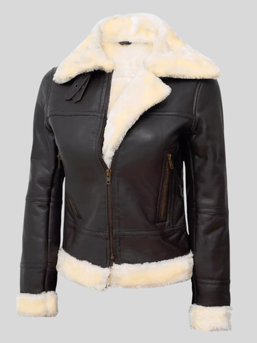 Womens black raf - aviator, real