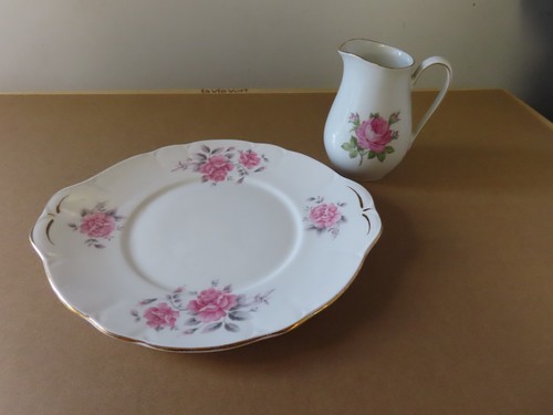 Vintage pink rose - vintage, cake