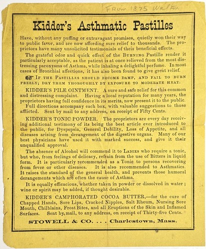 1875 kidders asthmatic - kidders,
