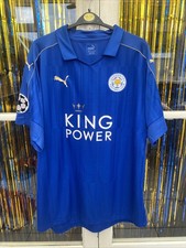Puma Leicester City Football Shirt Blue 2016/17 Home XXXL