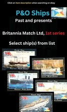 Matchbox label P&O Ships Past