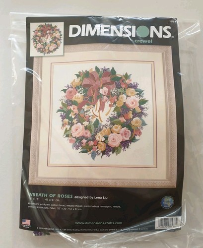 Dimensions crewel wreath - wreath, of