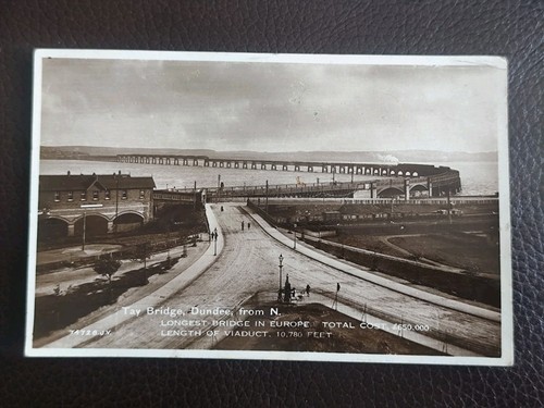 Vintage post card - card, bridge