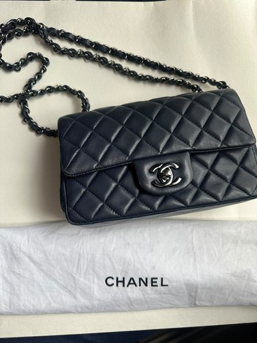 Chanel navy mini - chanel,