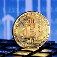 Physical 'Bitcoin' Gold Plated