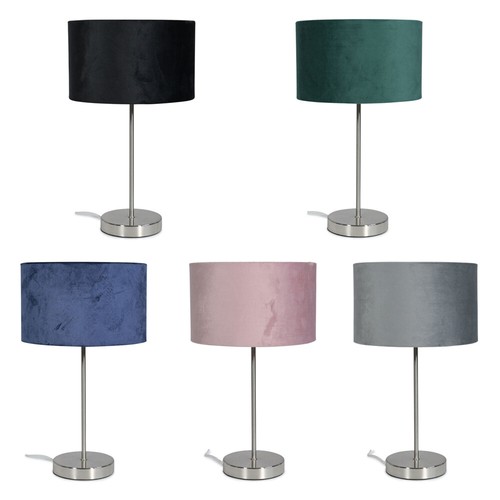 Brushed chrome table lamp - brushed,