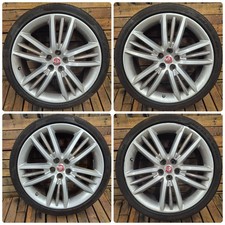 20" JAGUAR XF X250 8.5J SELENA ALLOY WHEELS TYRES 255 35 R20 ✅