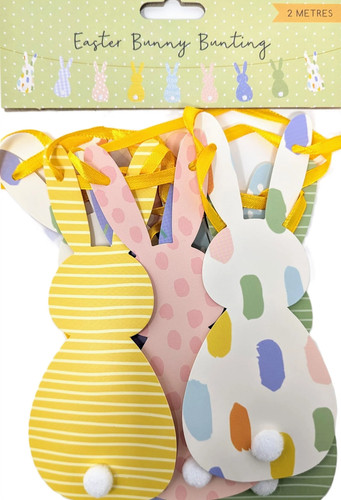 Easter bunny bunting 2m - bunny,
