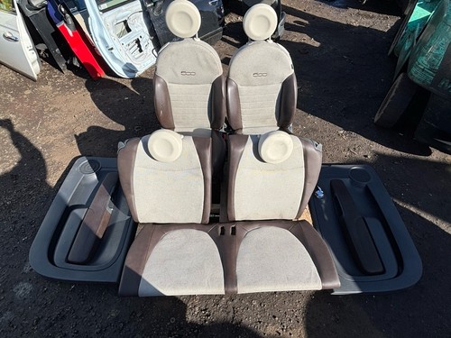 Fiat 500 seats - interior, front