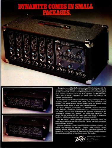 1984 peavy 600b mixer - xr-600b,