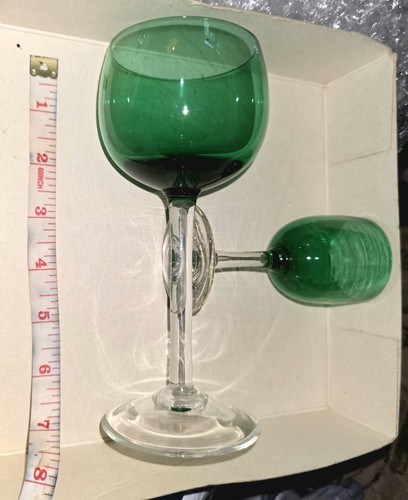 Pair unusual vintage green - unusual,