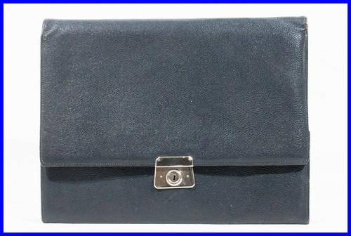 1930s leather writing folder - leather,