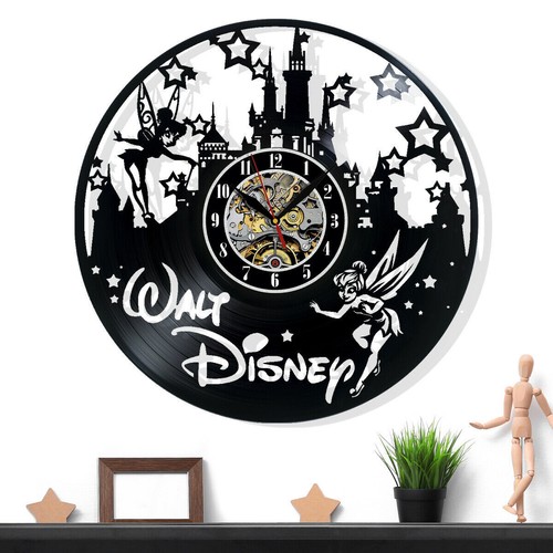 Disney vinyl record wall clock - record,